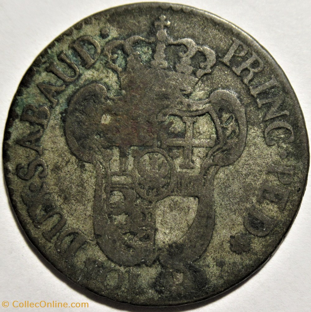 1795 Royaume de Sardaigne, 20 Soldi - Victor-Amédée III de Savoie (ex.2) 3 monnaies monde italie 1795 royaume de sardaigne 20 soldi victor amedee iii de savoie ex 2