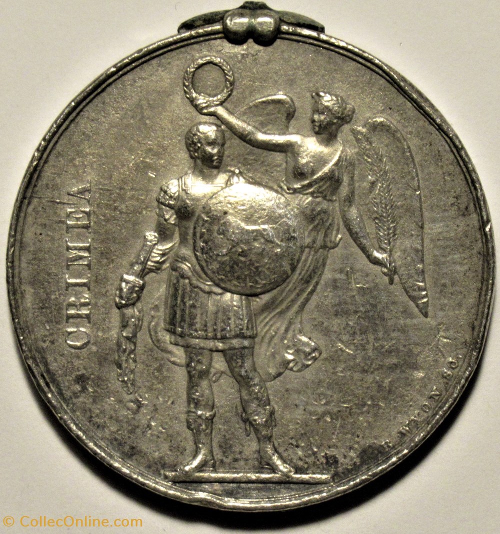 medailles royaume uni victoria crimea war medal 1854 great britain