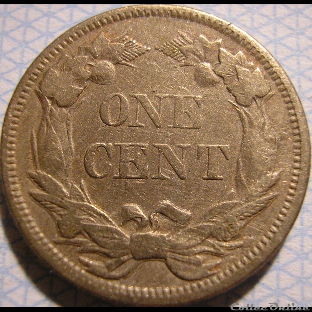 1858 Cent One - Doubling monnaie monde etat uni 1858 cent one doubling