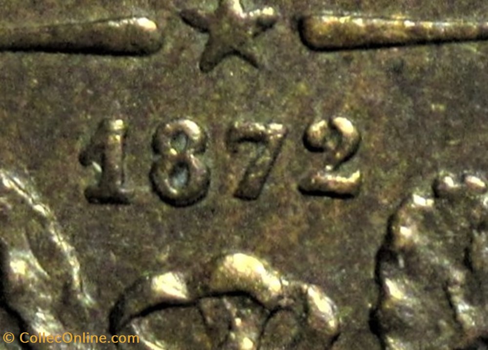Sweden - Karl XV - 2 Öre 1872/1 - Overdate 4 monnaies monde suede sweden karl xv 2 ore 1872 1 overdate