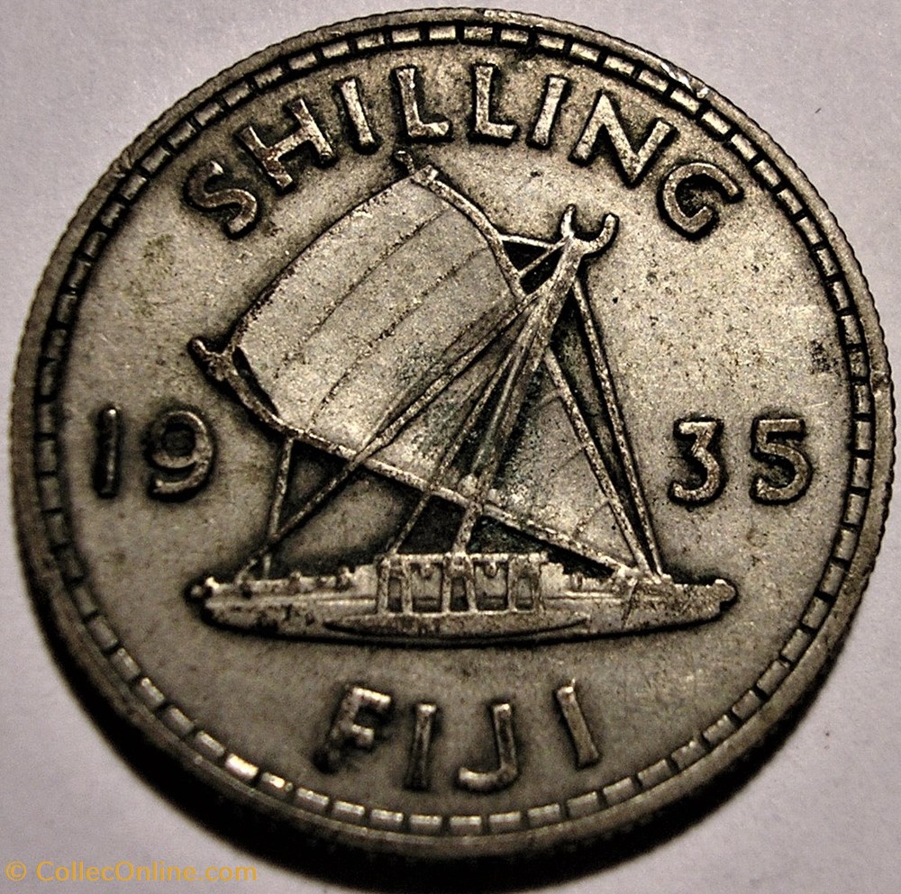 monnaie monde ile fidji george v one shilling 1935 fiji