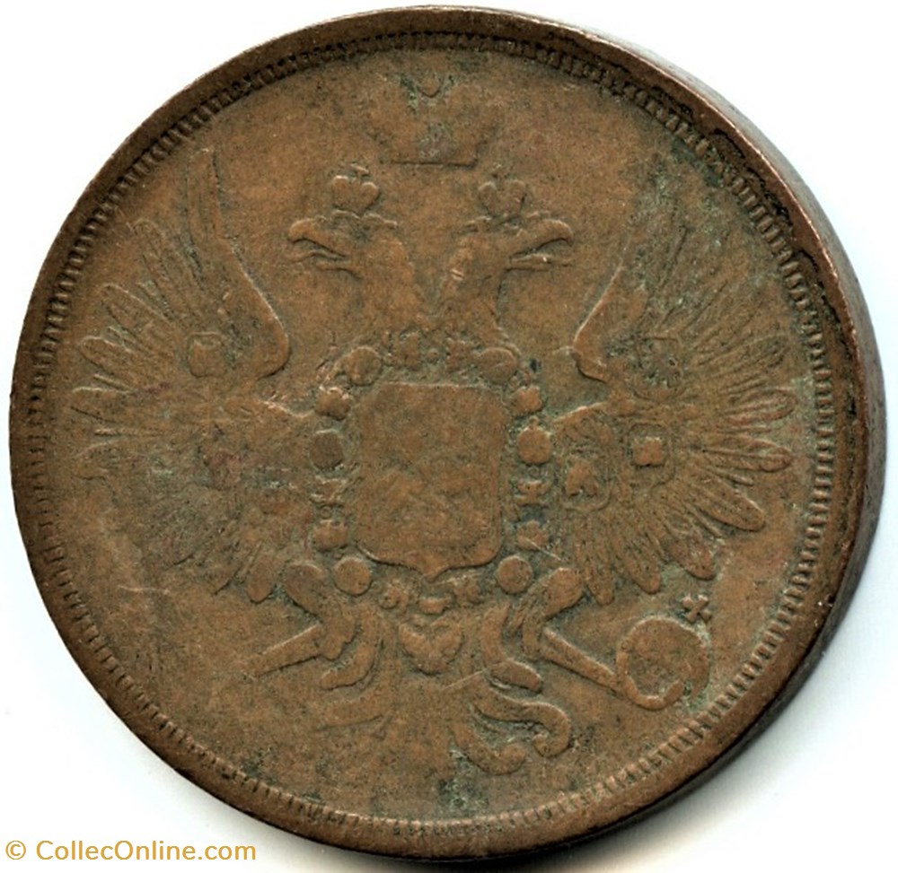 Russia - Alexander II - 3 Kopecks 1857 monnaies monde russie empire russe russia alexander ii 3 kopecks 1857