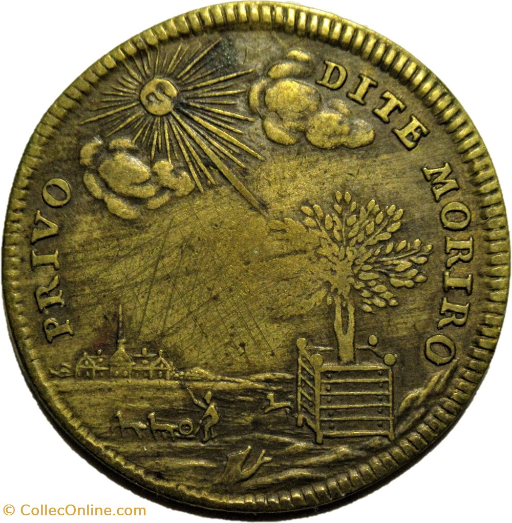 Louis XIV - ca.1700 Jeton de Nuremberg monnaies paranumismatique jetons poids louis xiv ca 1700 jeton de nuremberg