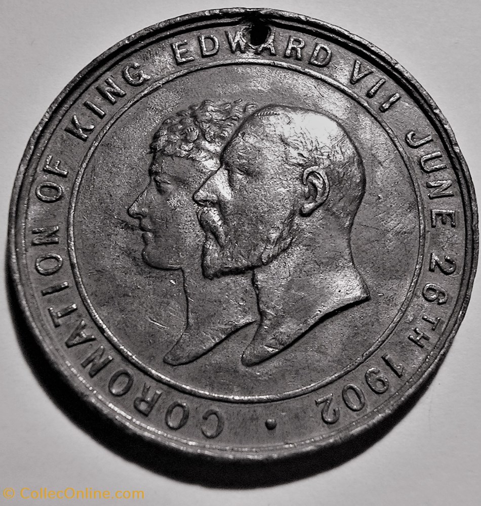 Edward VII - 1902 Coronation Medal "Long Live the King" UK 2 medaille royaume uni edward vii 1902 coronation medal long live the king uk