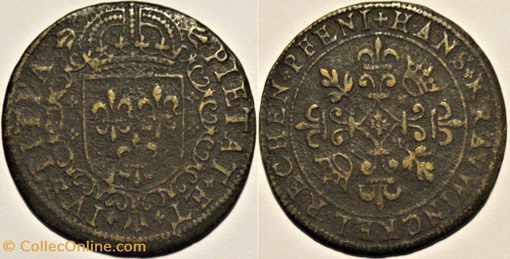 Pietate et Justitia, Rechenpfennig, by Hans Krauwinckel - Nürnberg, Germany monnaies paranumismatique jetons poids pietate et justitia rechenpfennig by hans krauwinckel nurnberg germany