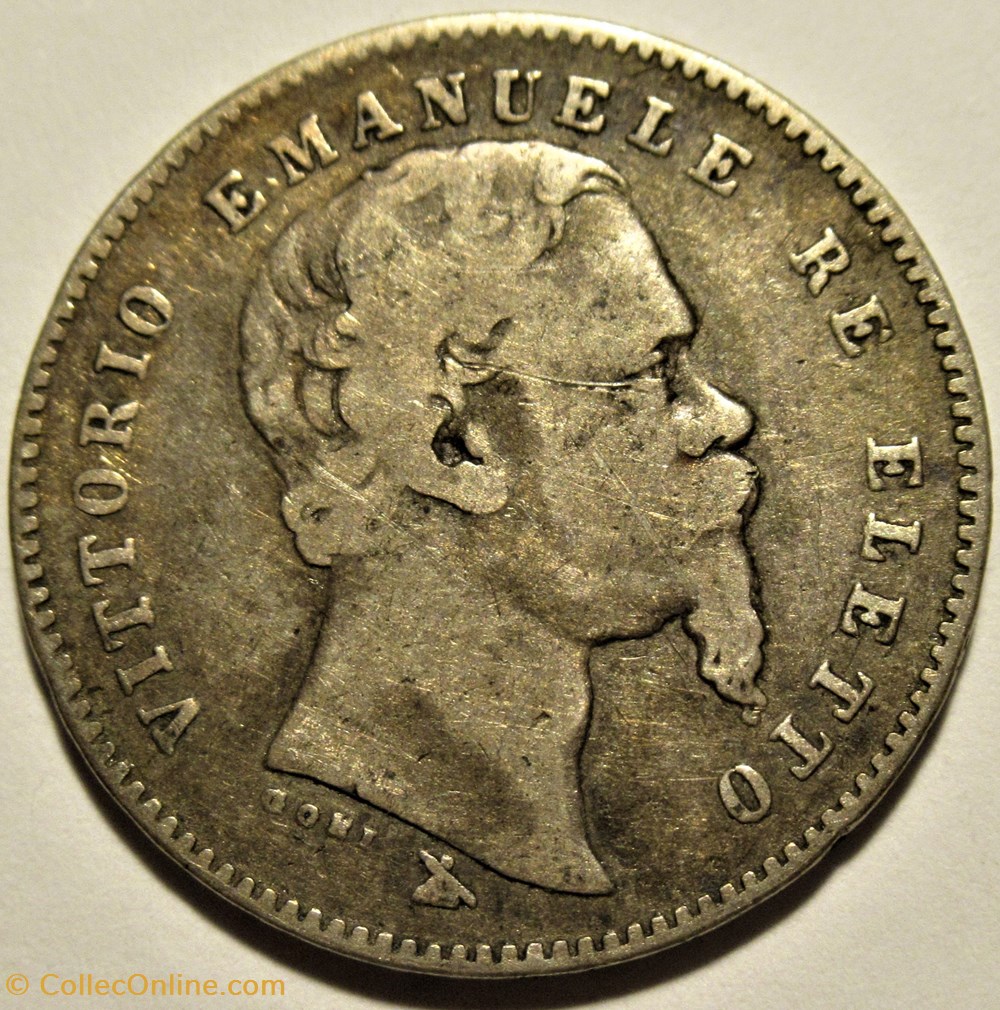 monnaies monde italie 1860 59 province unite del centro italia una lira firenze vittorio emanuele ii