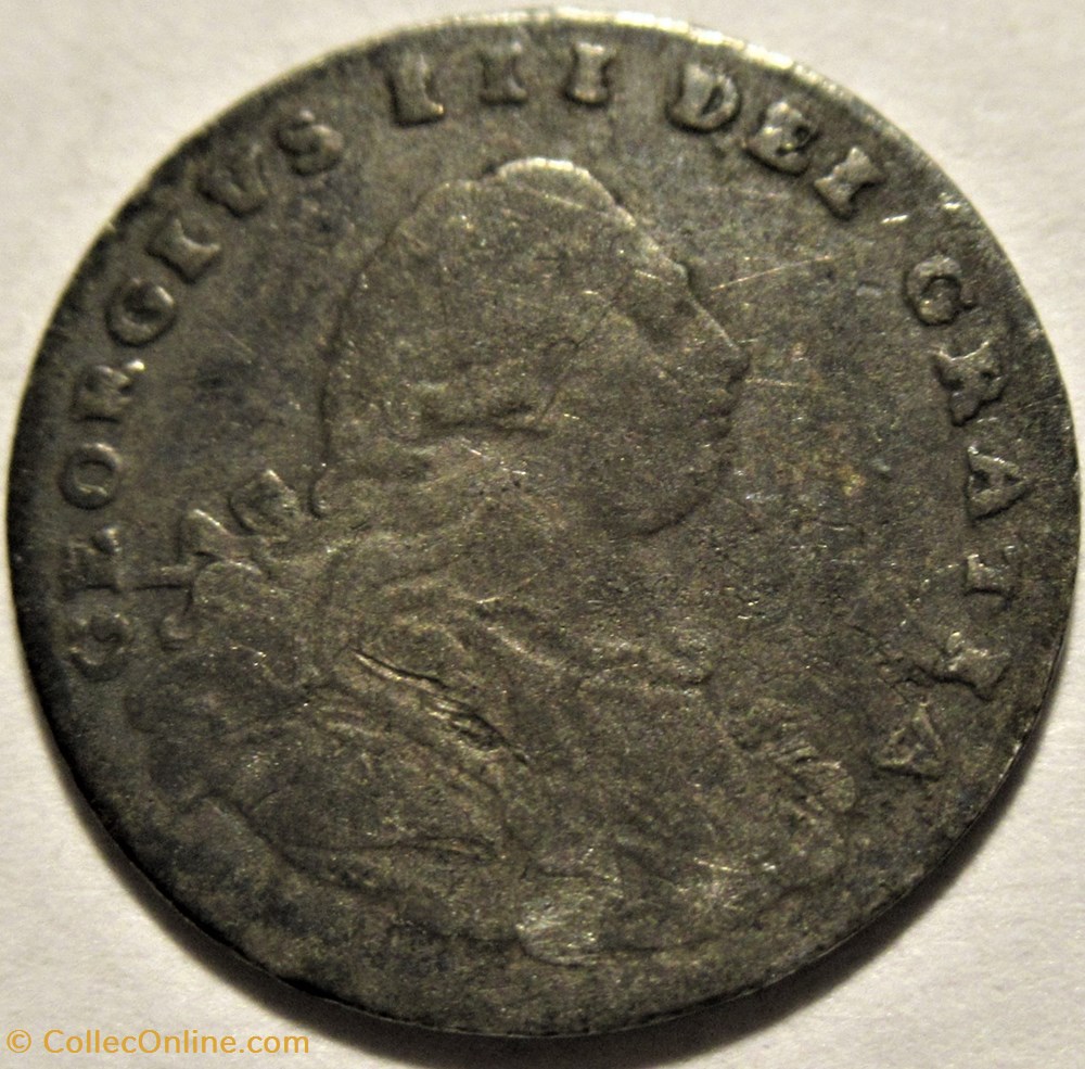 George III - One Penny 1795 - Great Britain 2 monnaies monde royaume uni george iii one penny 1795 great britain