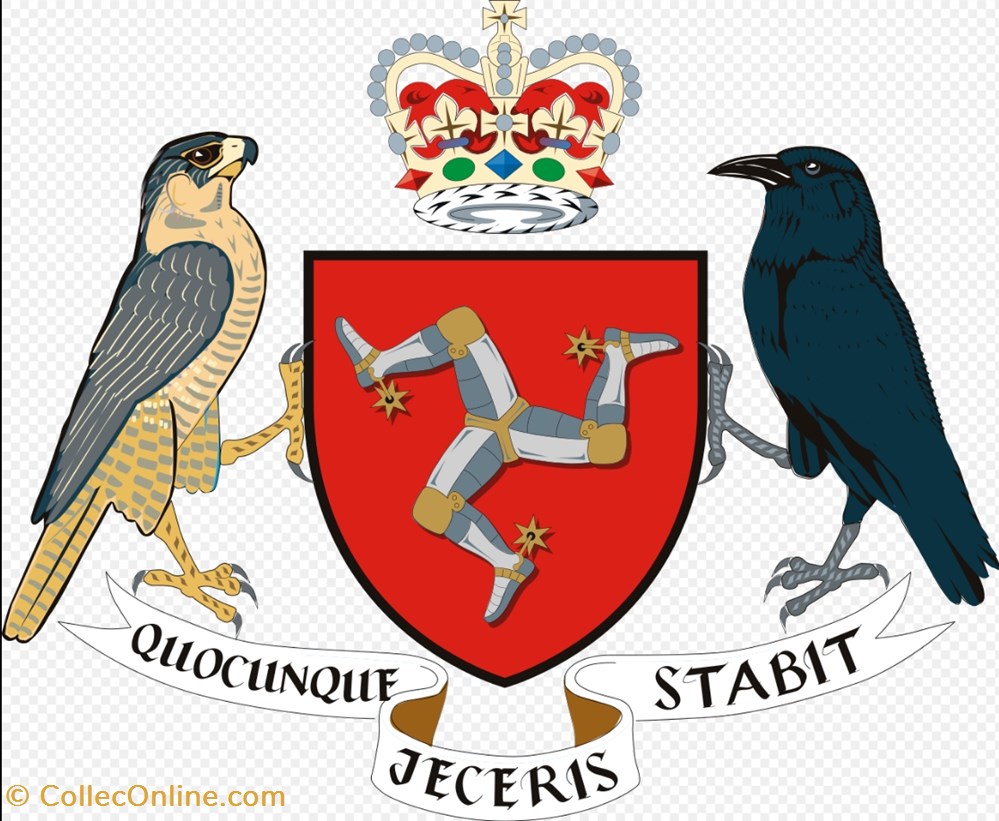 ISLE of MAN (1290-date) - Bookmark monnaies monde royaume uni isle of man 1290 date bookmark