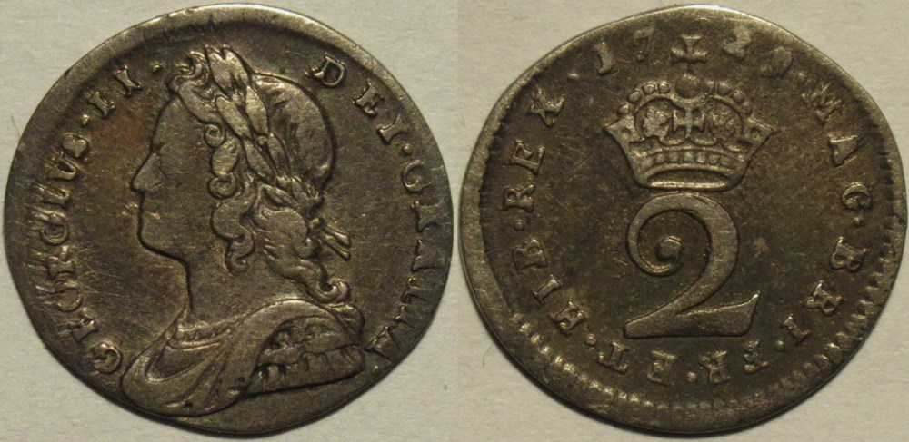 George II - 2 Pence 1729 - Great Britain monnaies europe medievale royaume d angleterre george ii 2 pence 1729 great britain