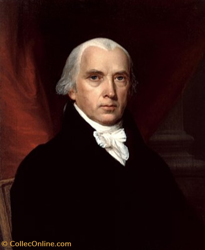 James Madison - 2007 One Dollar, Denver Mint 3 monnaie monde etat uni james madison 2007 one dollar denver mint