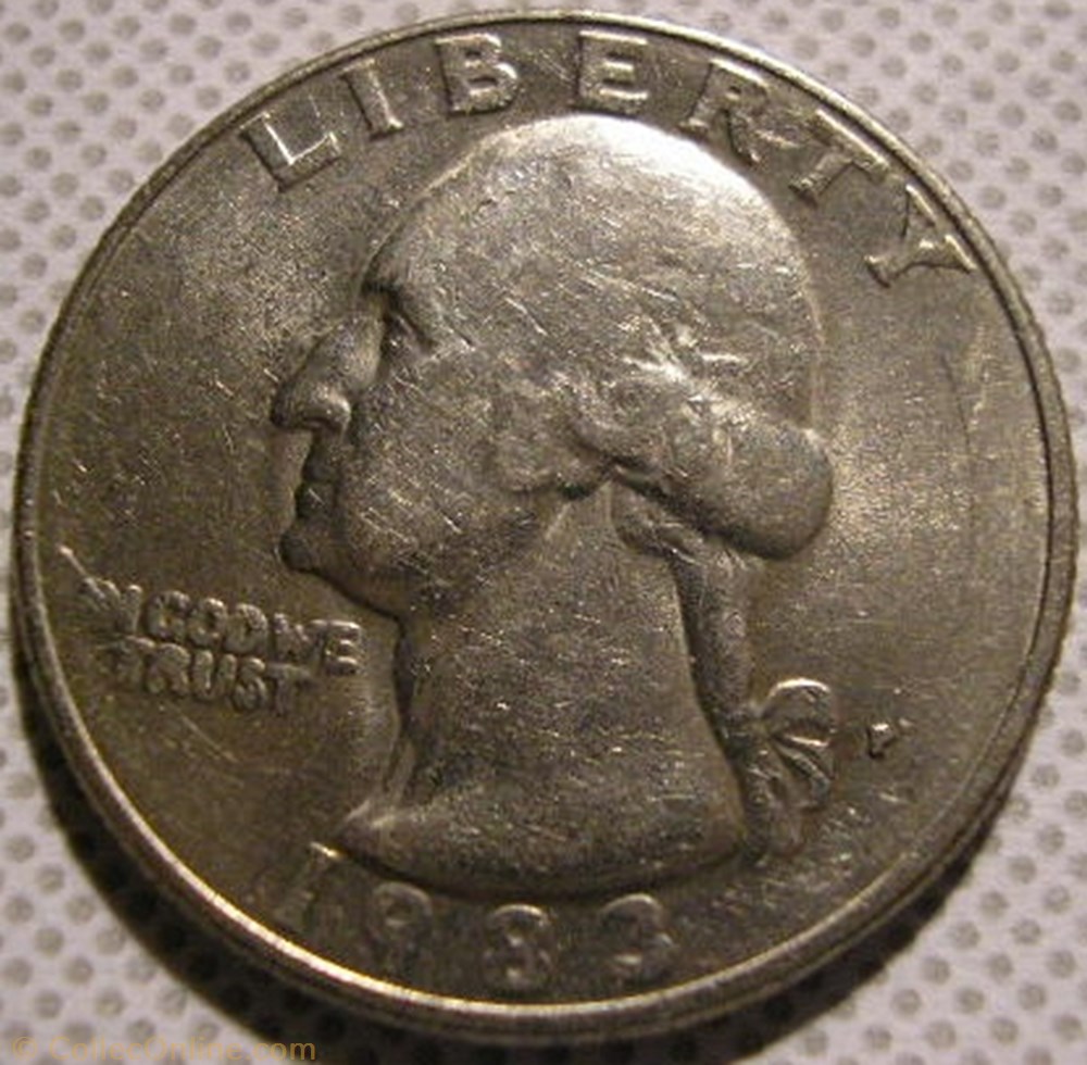 1983 P Quarter Dollar monnaie monde etat uni 1983 p quarter dollar