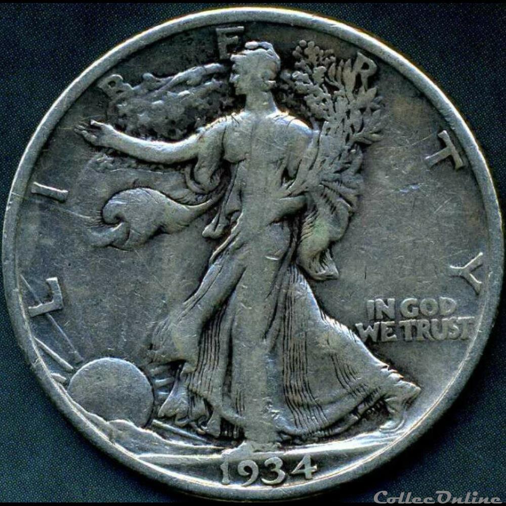 monnaie monde etat uni 1934 half dollar