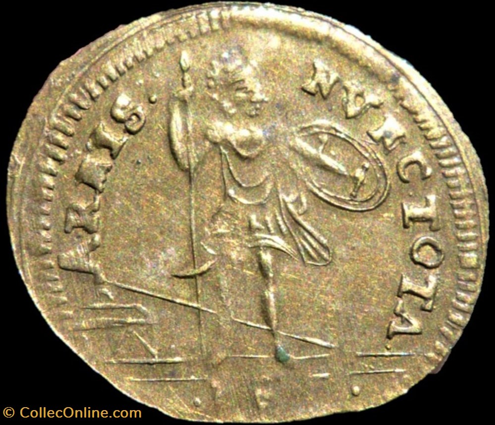 Louis XVI - c.1792 "Armis nunc tota"- Rechenpfennig par Lauer monnaies paranumismatique jetons poids louis xvi c 1792 armis nunc tota rechenpfennig par lauer