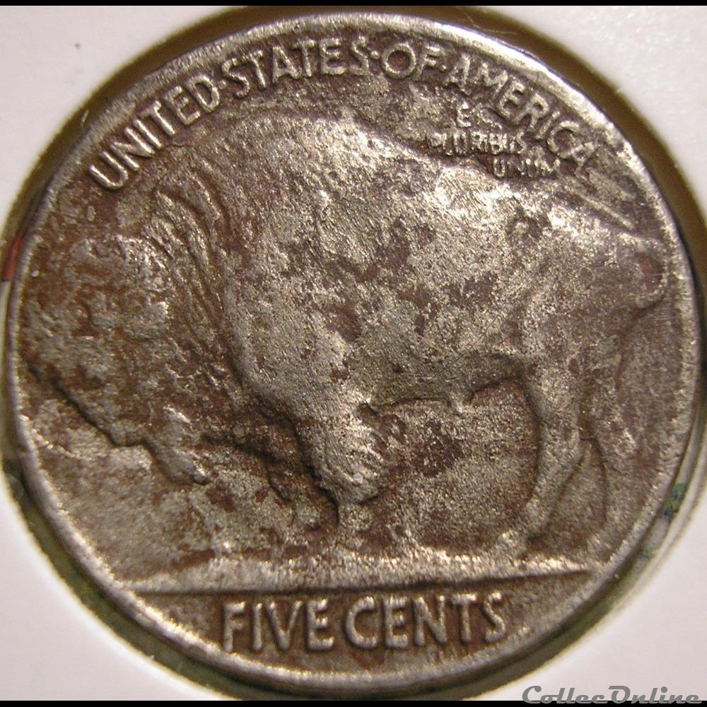 1914 5 Cents - Error (ex.2) 2 monnaie monde etat uni 1914 5 cents error ex 2
