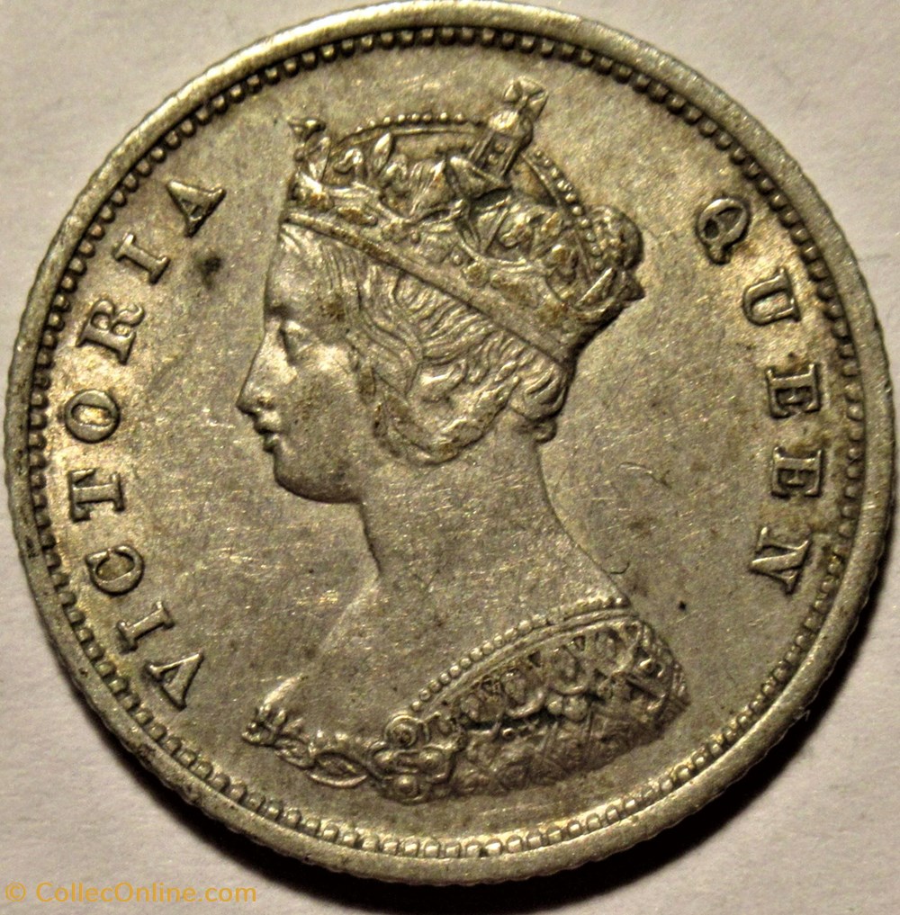Victoria - 10 Cents 1866 - Hong-Kong monnaies monde victoria 10 cents 1866 hong kong
