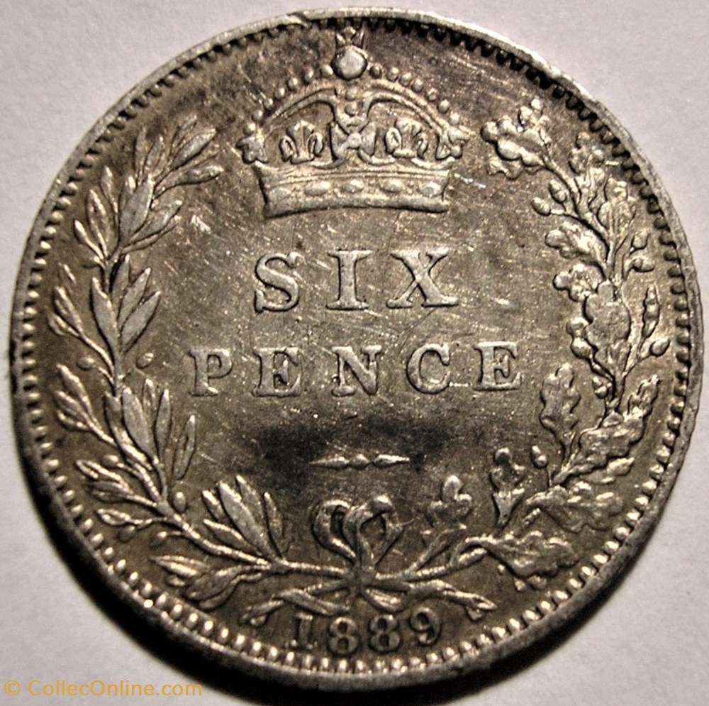 monnaies monde royaume uni victoria jubilee sixpence 1889 kingdom of great britain