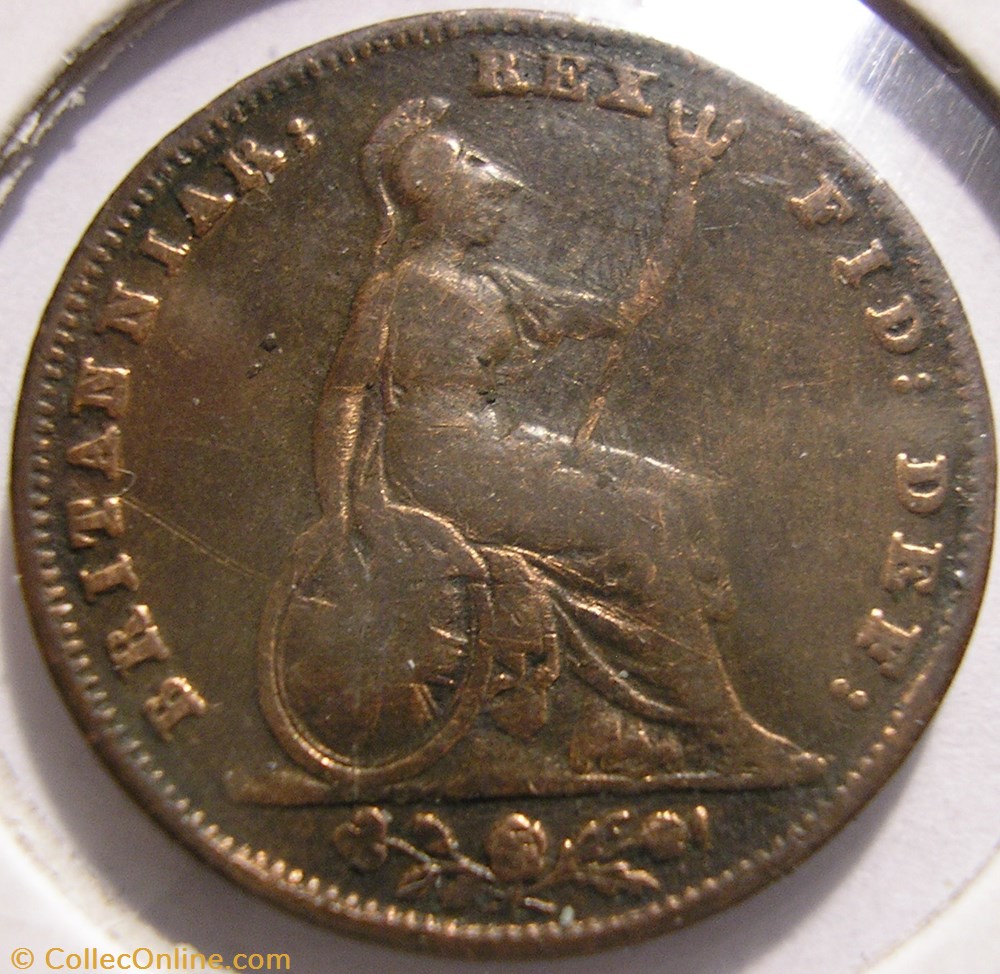 William IV - One Farthing 1835 Kingdom of Great Britain monnaies monde royaume uni william iv one farthing 1835 kingdom of great britain