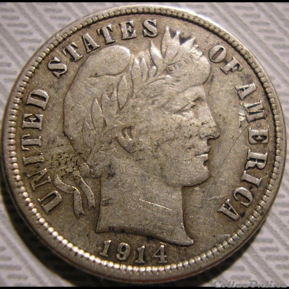 1914 San Francisco Dime monnaies monde etats unis 1914 san francisco dime