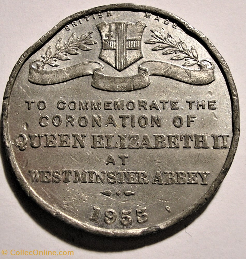 medailles canada elizabeth ii medal 1953 coronation at westminster uk