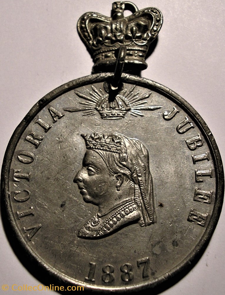 monnaie jeton mereaux victoria 1887 golden jubilee medal great britain
