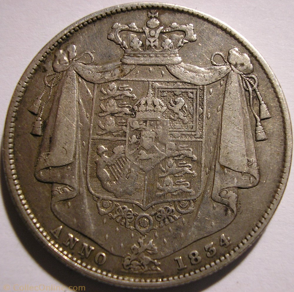 William IV - Half Crown 1834 2 monnaie monde royaume uni william iv half crown 1834