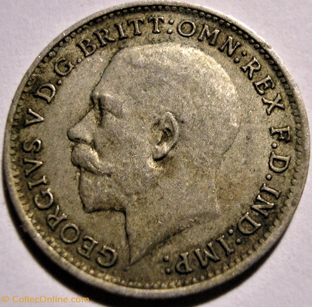 George V - 3 Pence 1922 - United Kingdom monnaies monde royaume george v 3 pence 1922 united kingdom