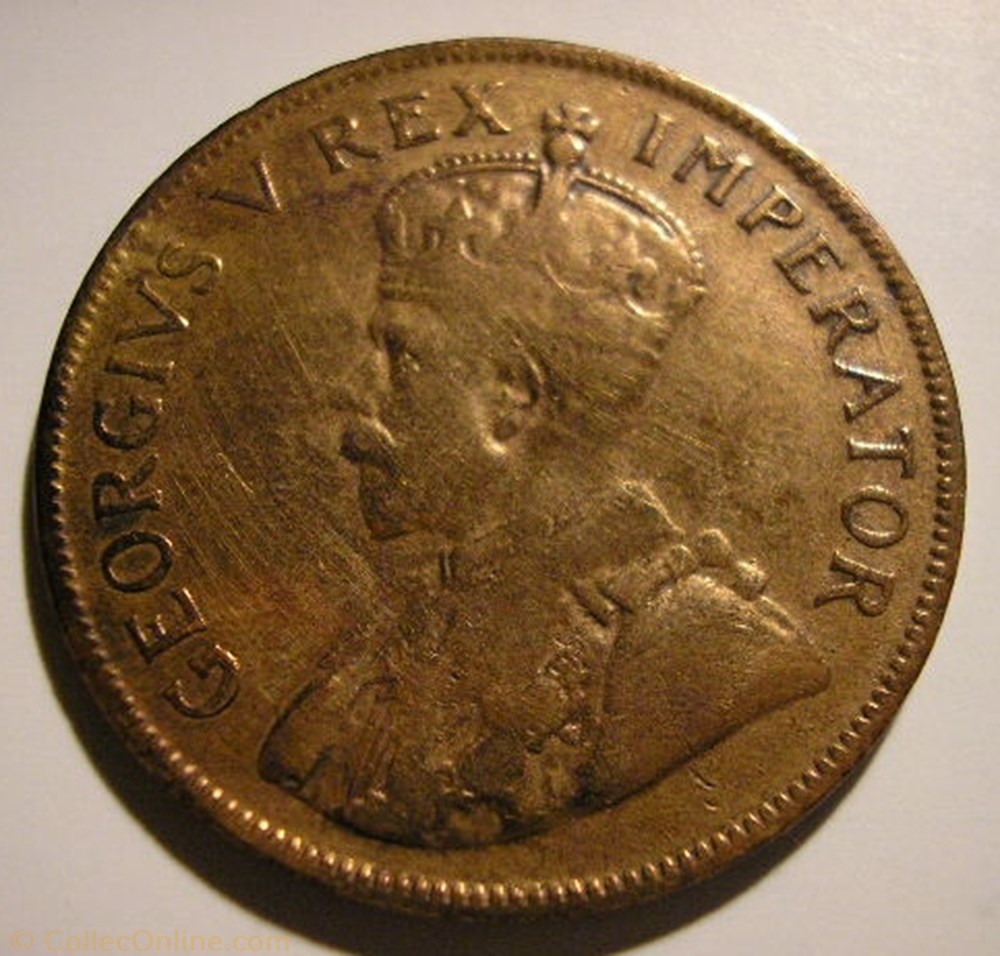 George V - One Penny 1926 - South Africa monnaies monde afrique du sud george v one penny 1926 south africa