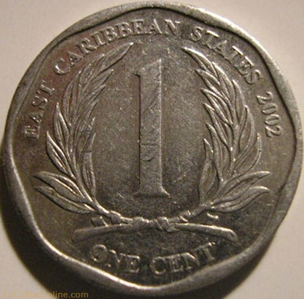 Elizabeth II - 1 Cent 2002 - Eastern Caribbean States monnaie monde saint christophe niefe elizabeth ii 1 cent 2002 eastern caribbean states