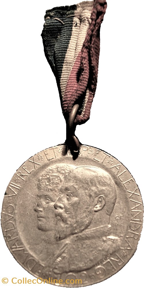 Edward VII & Alexandra - 1902 Coronation Medal - Kidderminster, UK 4 medaille royaume uni edward vii alexandra 1902 coronation medal kidderminster uk