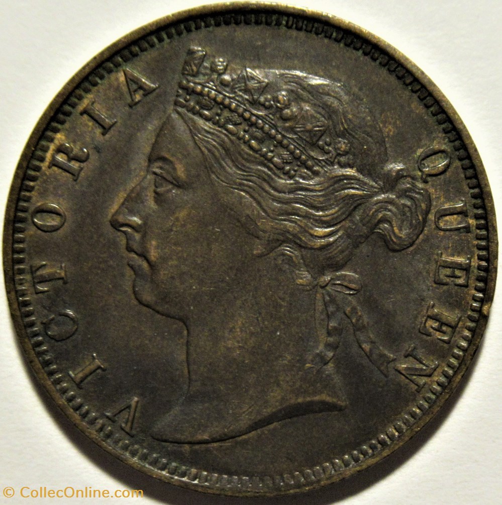 Victoria - Two Cents 1897 - Mauritius Island 2 monnaies monde maurice victoria two cents 1897 mauritius island