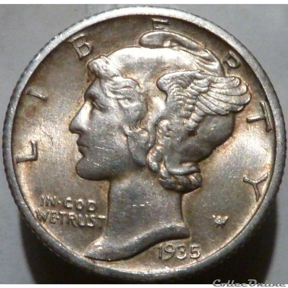 1935 Dime monnaies monde etats unis 1935 dime