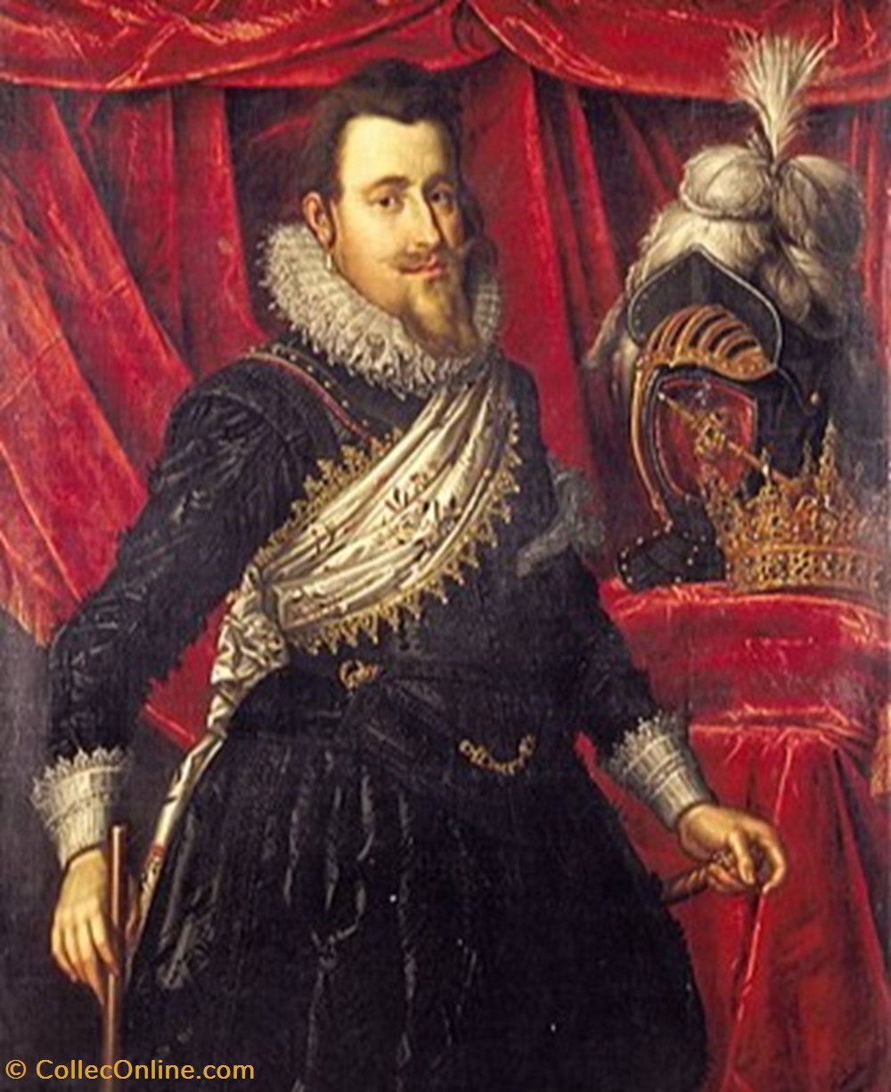 Christian IV - Bookmark monnaies monde danemark christian iv bookmark