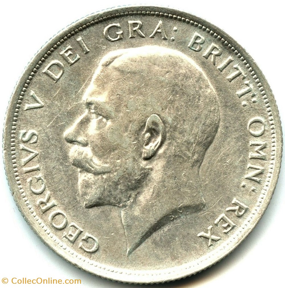 George V - Half Crown 1914 - Great Britain (2) 2 monnaies monde royaume uni george v half crown 1914 great britain 2