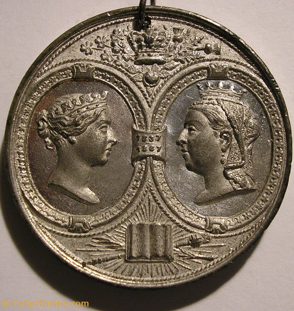 medaille royaume uni victoria 1887 golden jubilee medal gb