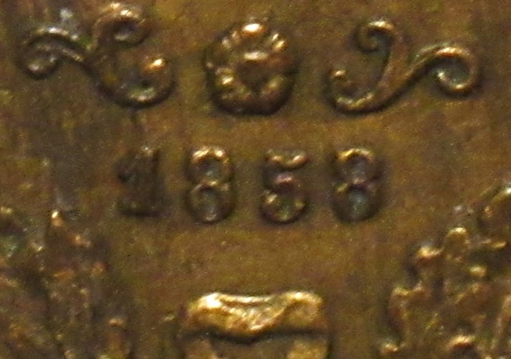 Oscar I of Sweden - 1 Öre 1858/57 monnaies monde suede oscar i of sweden 1 ore 1858 57