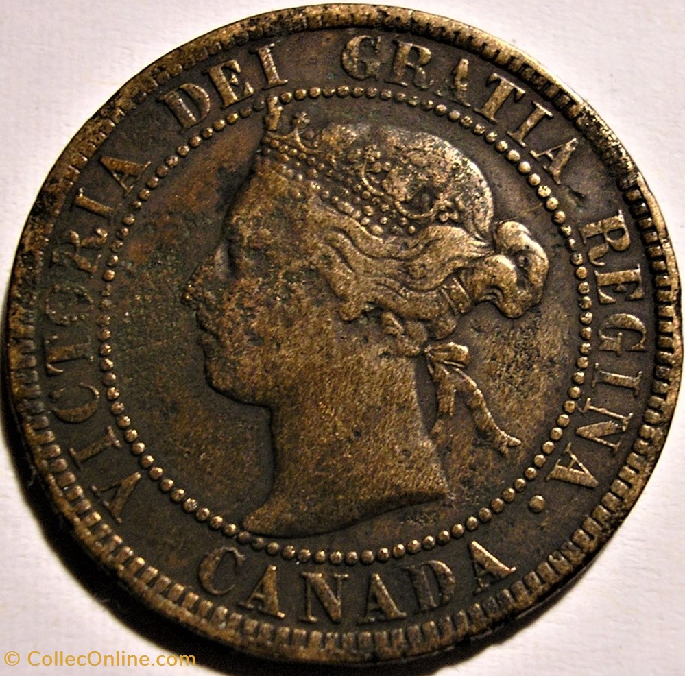 Victoria - One Cent 1896 (ex.2) monnaie monde canadum victoria one cent 1896 ex 2