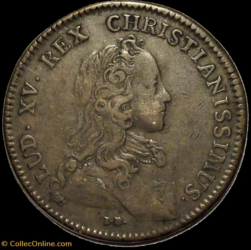 Louis XV - 1723, Jeton du Trésor Royal, "Stabit Honos et Gratia Vivax" monnaies paranumismatique jetons poids louis xv 1723 jeton du tresor royal stabit honos et gratia vivax