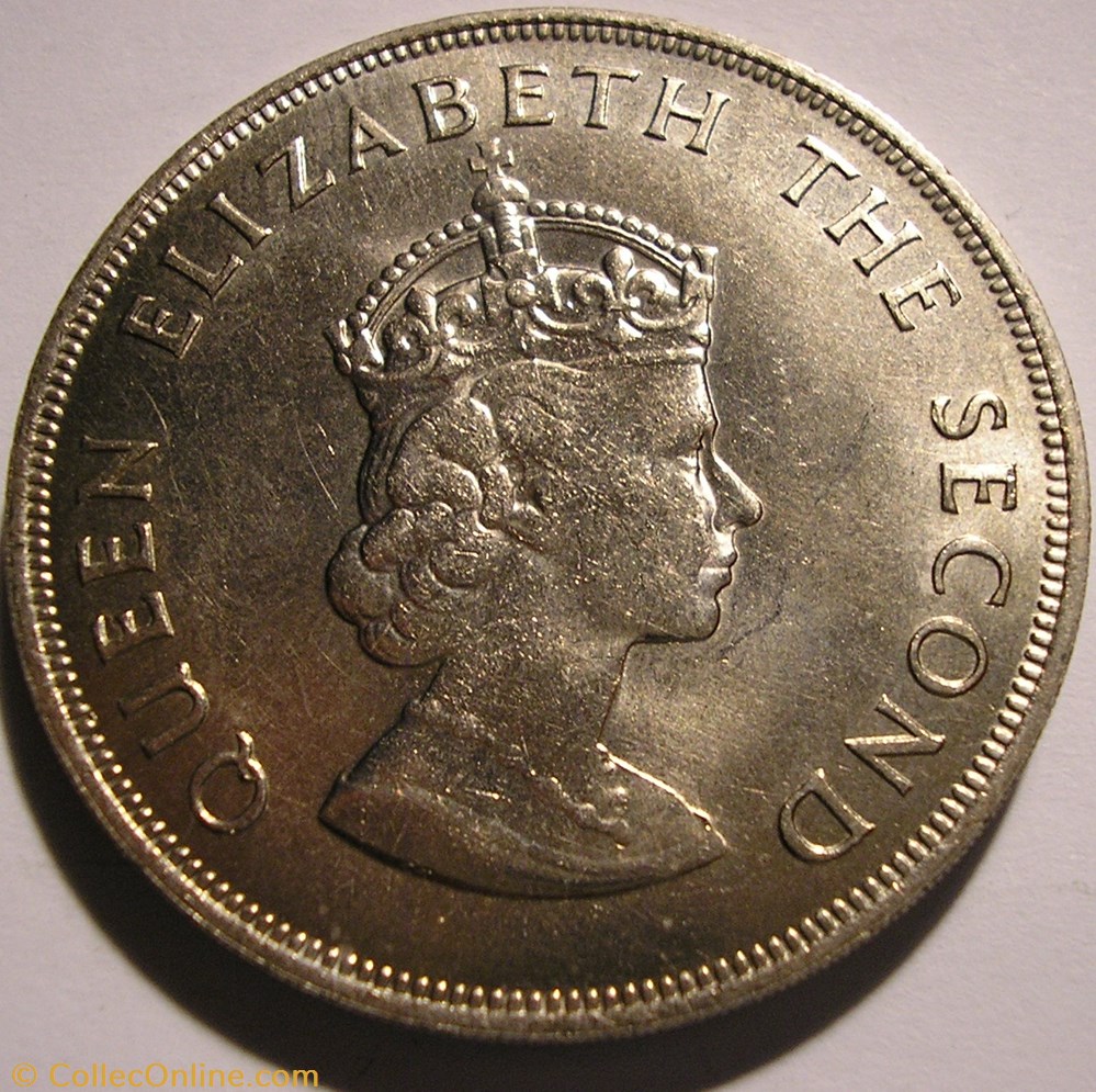 Elizabeth II - 5 Shillings 1066-1966 Norman Conquest monnaie monde jamaique elizabeth ii 5 shillings 1066 1966 norman conquest