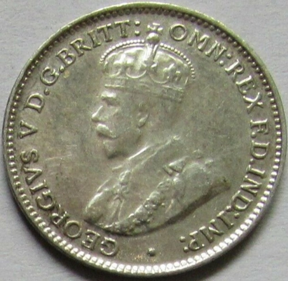 George V - Three Pence 1924 - Australia monnaies monde australie george v three pence 1924 australia
