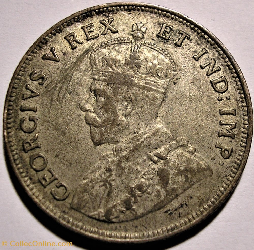George V - 1 Shilling 1922 - British East Africa monnaies monde ouganda george v 1 shilling 1922 british east africa