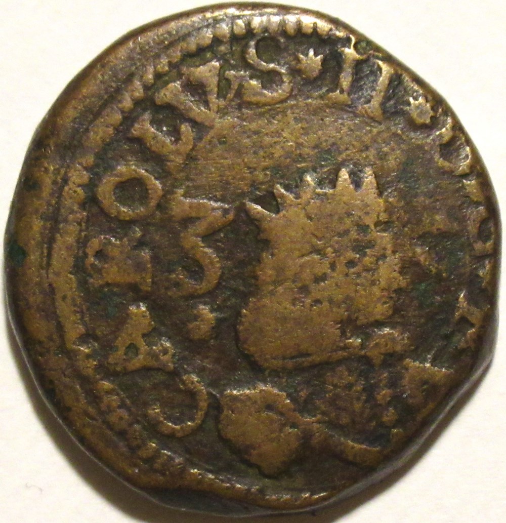 1670 Royaume de Sardaigne, 3 Cagliaresi - Carlos II d'Espagne monnaies monde italie 1670 royaume de sardaigne 3 cagliaresi carlos ii espagne