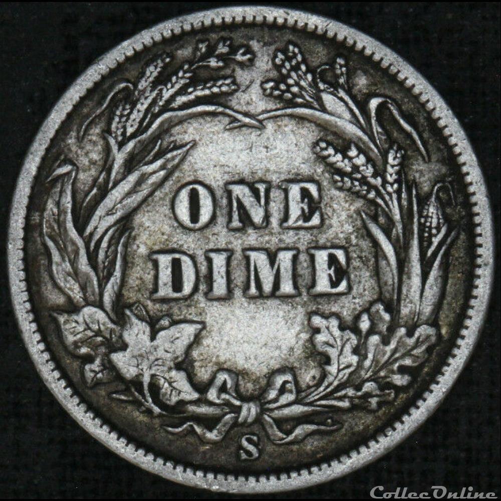 1899 San Francisco Dime 4 monnaies monde etats unis 1899 san francisco dime