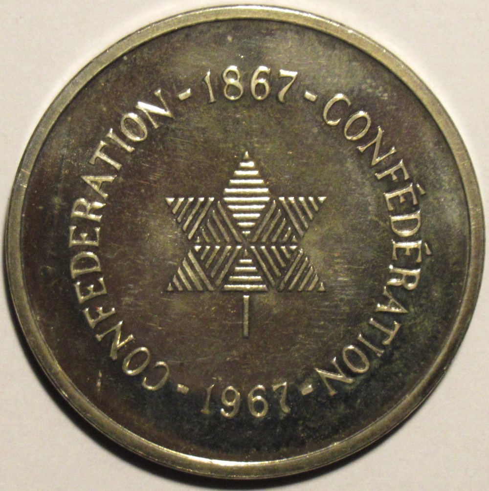 Confederation Centennial, Silver Token 1867-1967 monnaies monde canada confederation centennial silver token 1867 1967