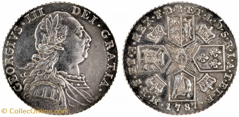 George III - 1 Shilling 1787 - United Kingdom of Great Britain monnaies monde royaume george iii 1 shilling 1787 united kingdom of great britain