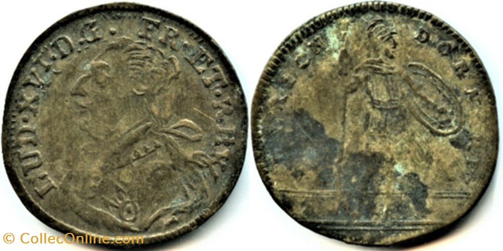 Louis XVI - c.1780, Jeton de Nuremberg par Ulrich Dorn monnaies paranumismatique jetons poids louis xvi c 1780 jeton de nuremberg par ulrich dorn