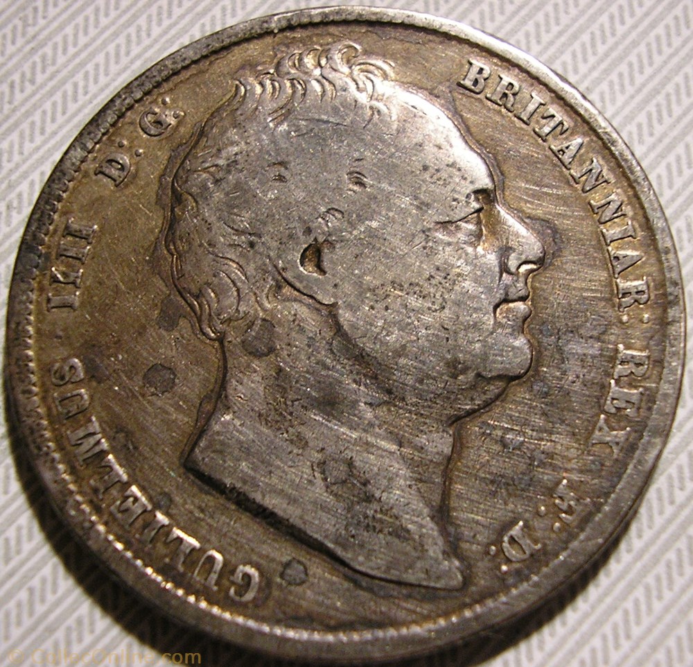 William IV - Half Crown 1836 monnaie monde royaume uni william iv half crown 1836