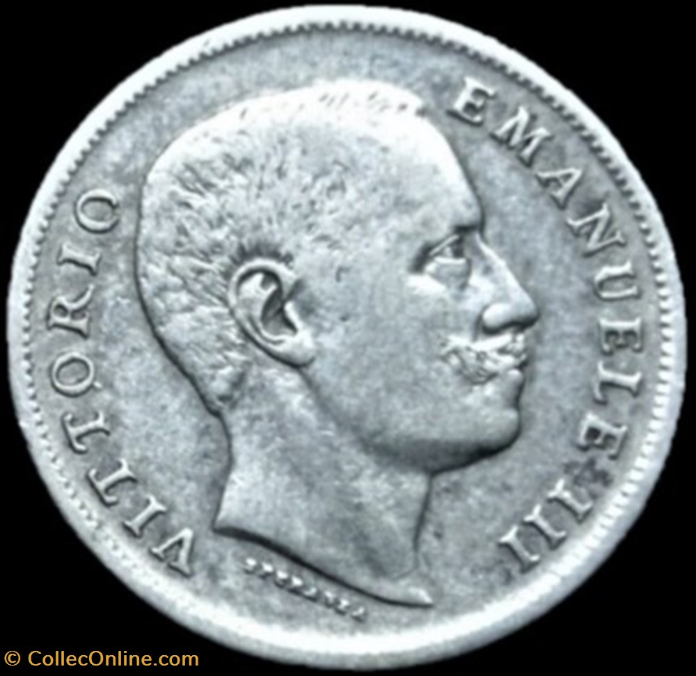1907 Regno d'Italia, Lira, Roma - Vittorio Emanuele III monnaies monde italie 1907 regno italia lira roma vittorio emanuele iii