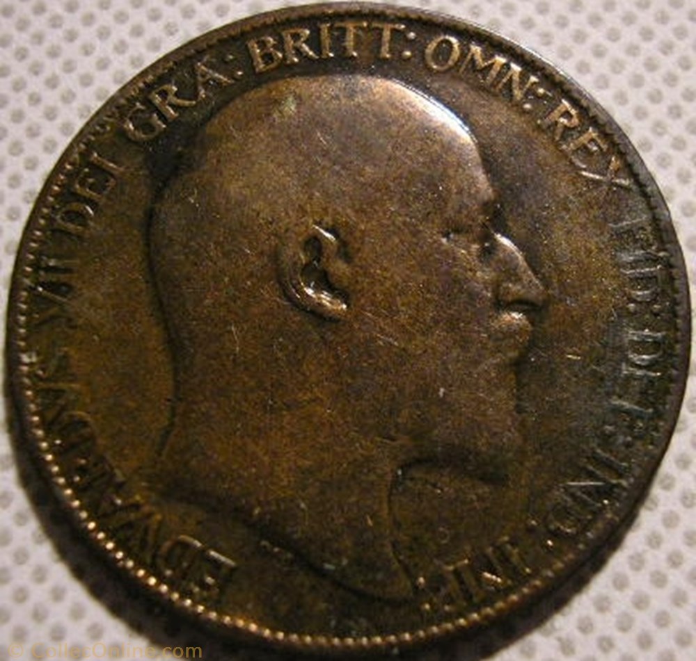 monnaie monde royaume uni edward vii half penny 1905 great britain