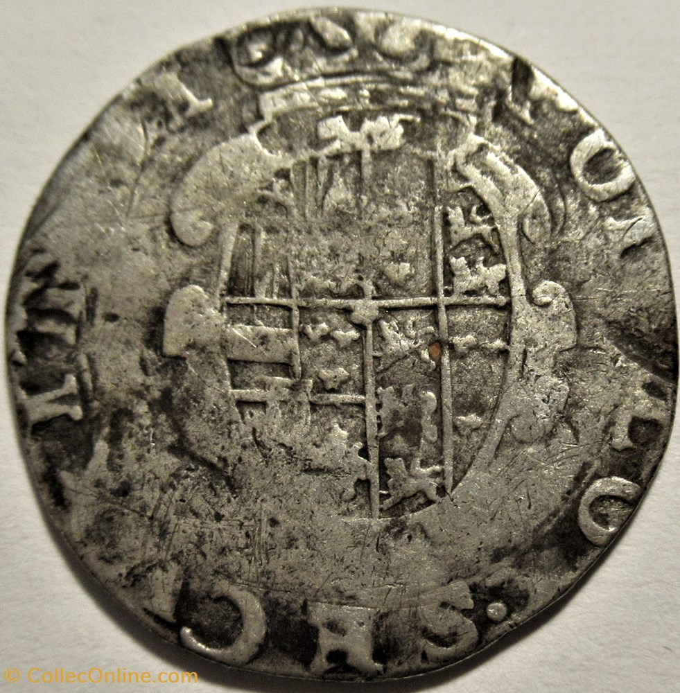 1554-1556 Royaume de Naples, 1 Tari - Filippo II 3 monnaies europe medievale 1554 1556 royaume de naples 1 tari filippo ii