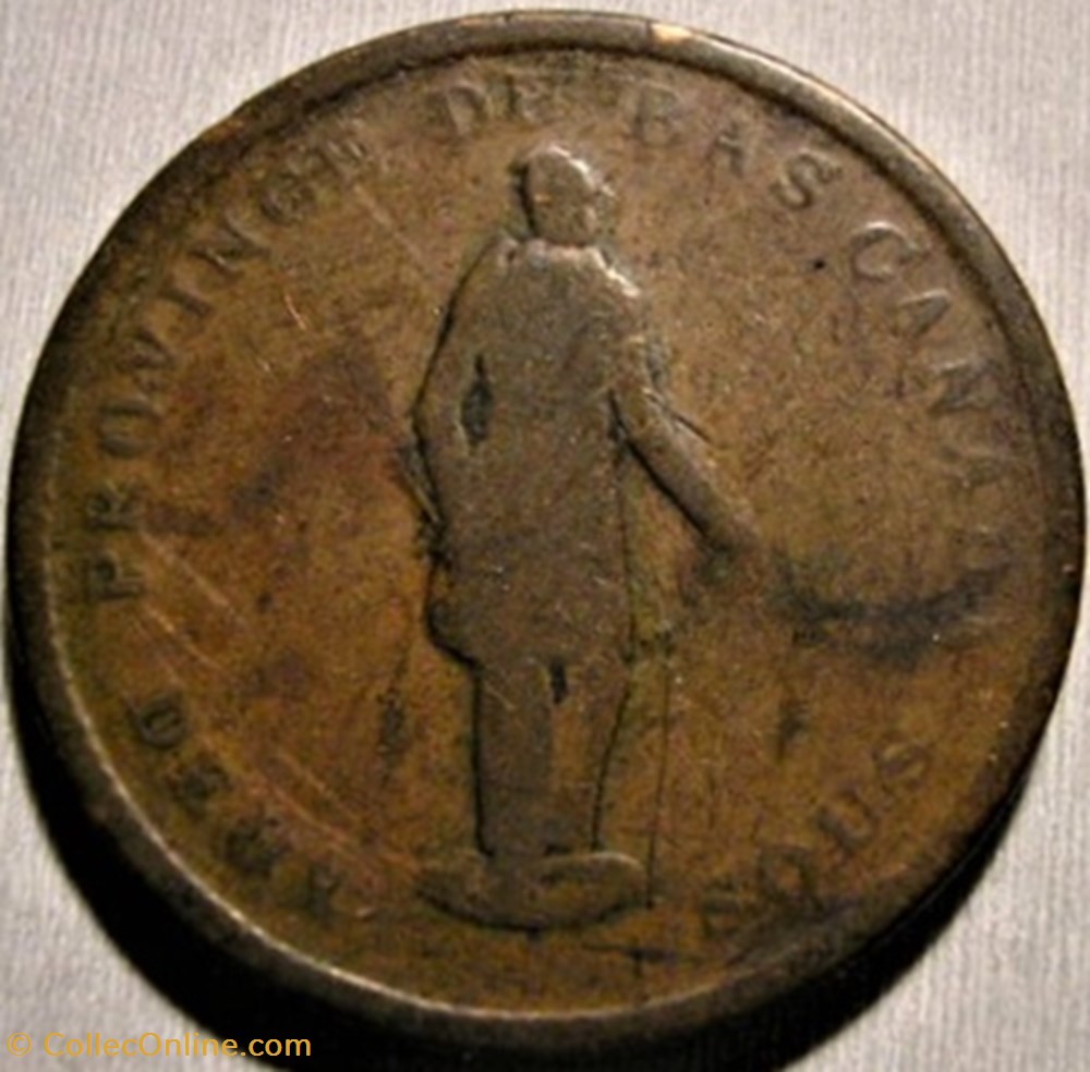 Bas-Canada 1837, Deux Sous / One Penny - Quebec Bank Token 3 monnaie monde canadum bas canada 1837 deux sous one penny quebec bank token